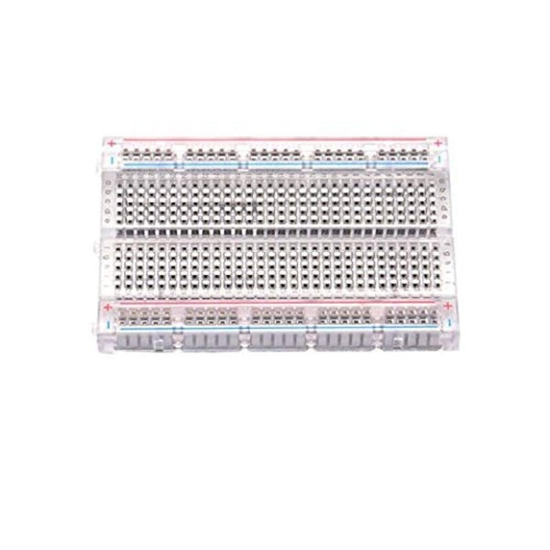 Bestol Prototype Breadboard Clear Crystal SYB 120 400 500 830 840 1660 MB102 GL-12 Tie Point Solderless Modular Board (2pc 400 Tie Point) - Image 3